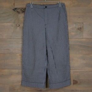 Boyfriend Style Vintage Gingam Trousers